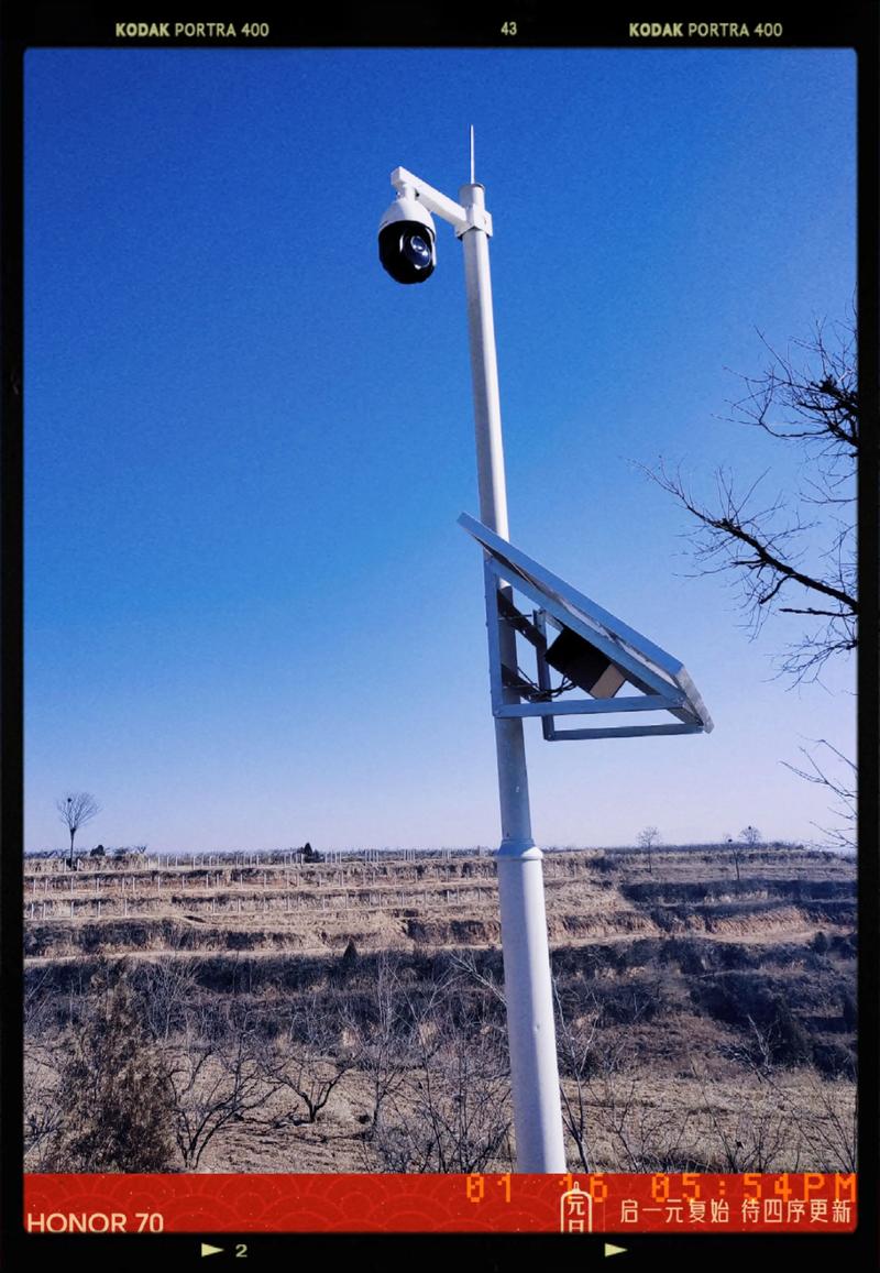 太阳能供电结合4G网络的海康威视球机安防监控系统工程实践